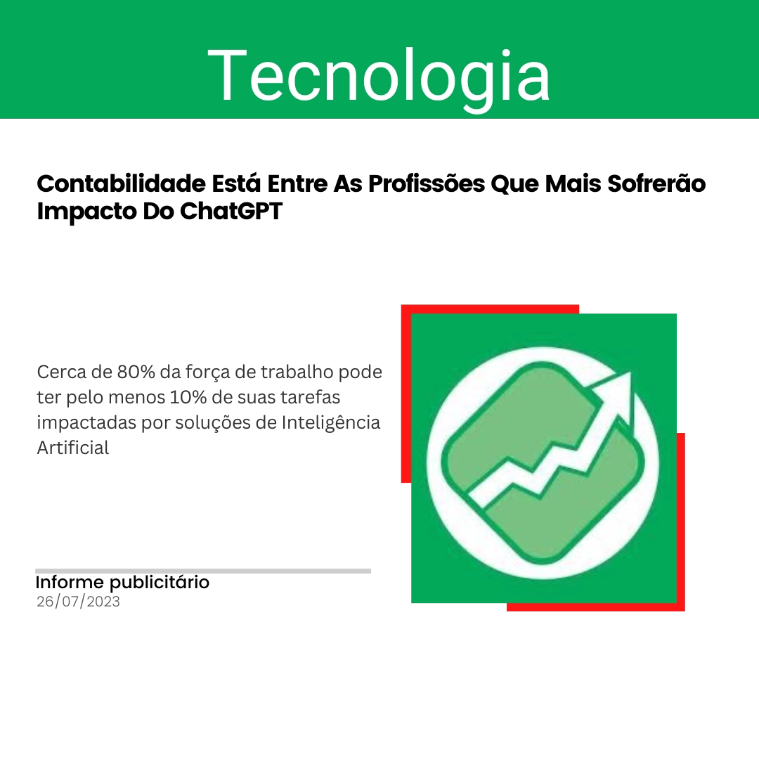 Contabilidade Está Entre As Profissões Que Mais Sofrerão Impacto Do ChatGPT