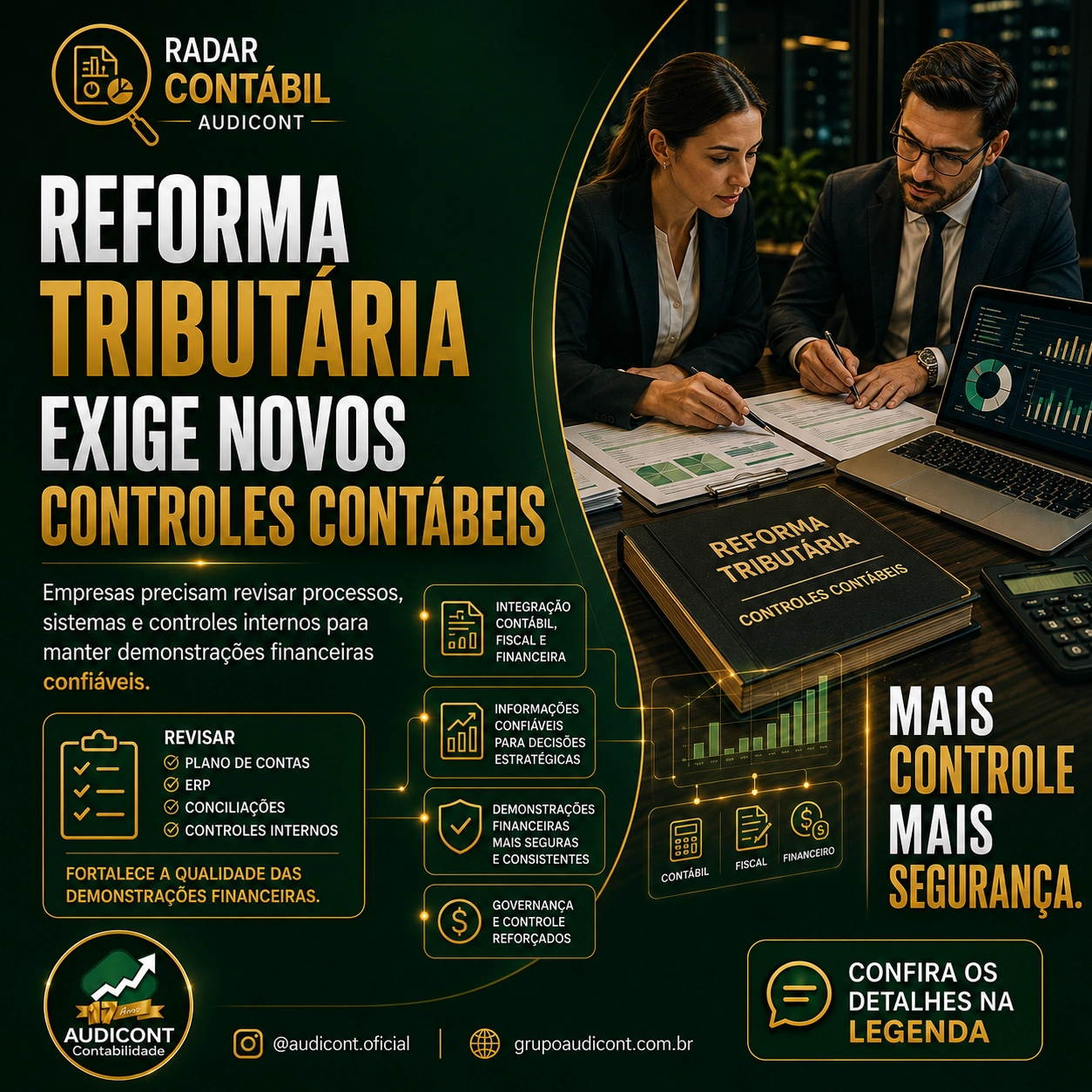 📊 Reforma Tributária exige revisão dos controles contábeis